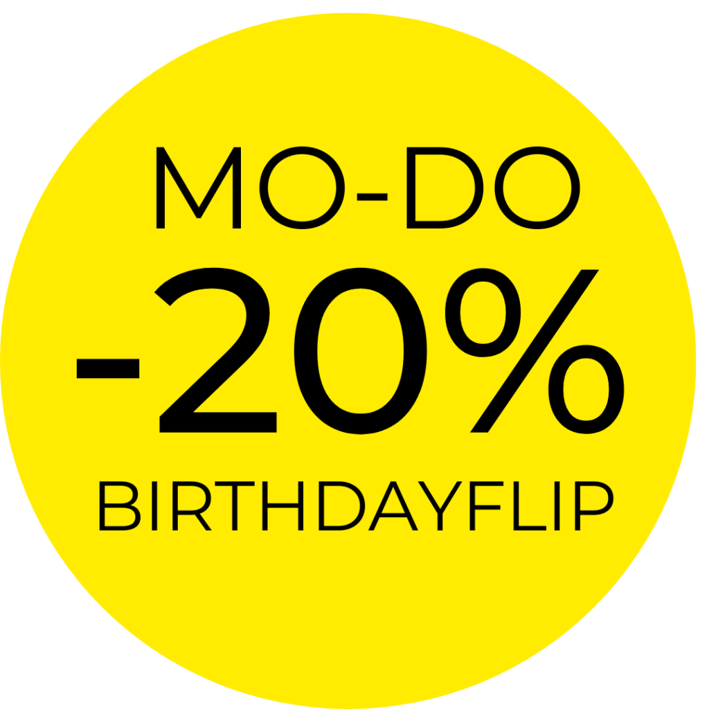 -20% auf den BirthdayFlip
